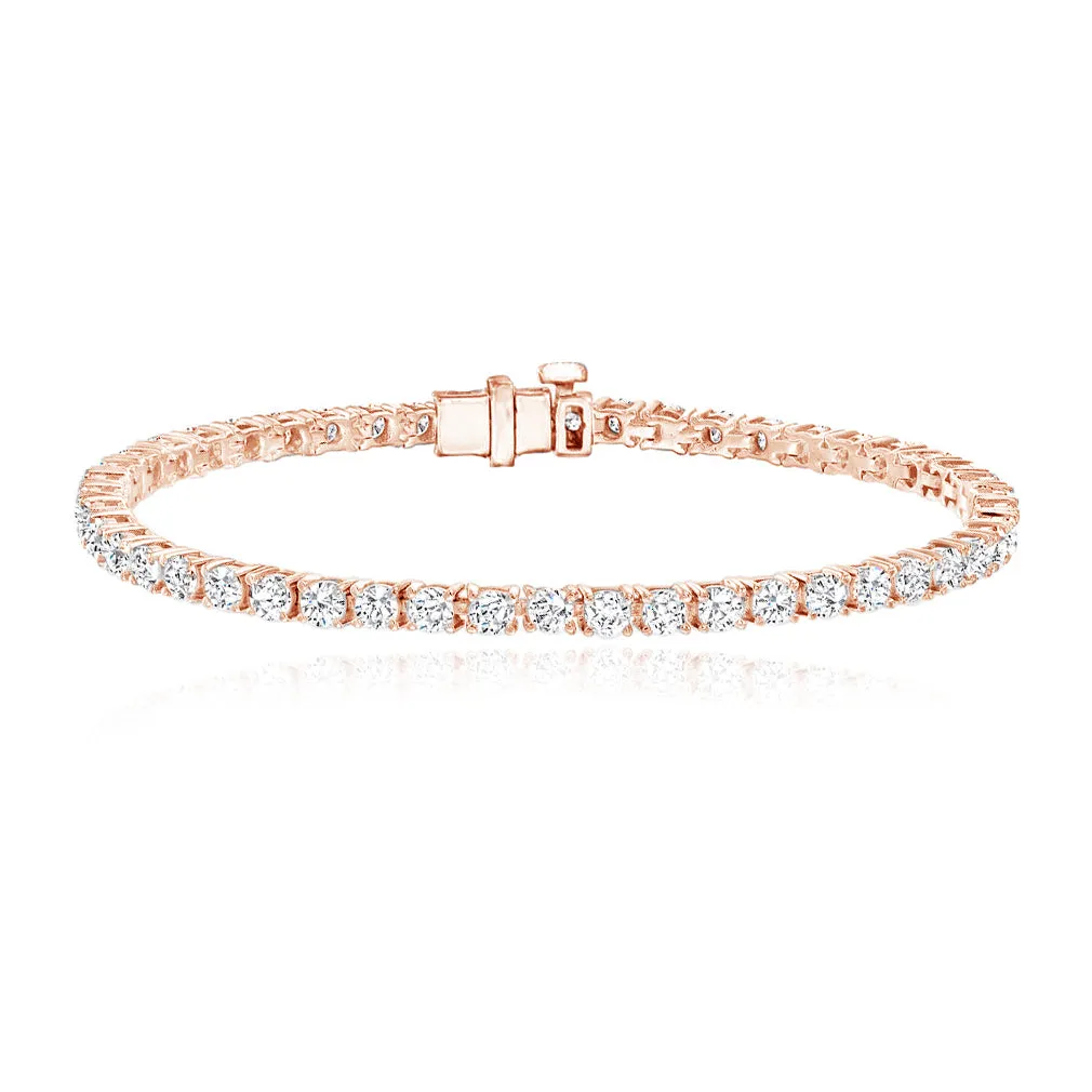 Lab Diamond Tennis Bracelet 4ct