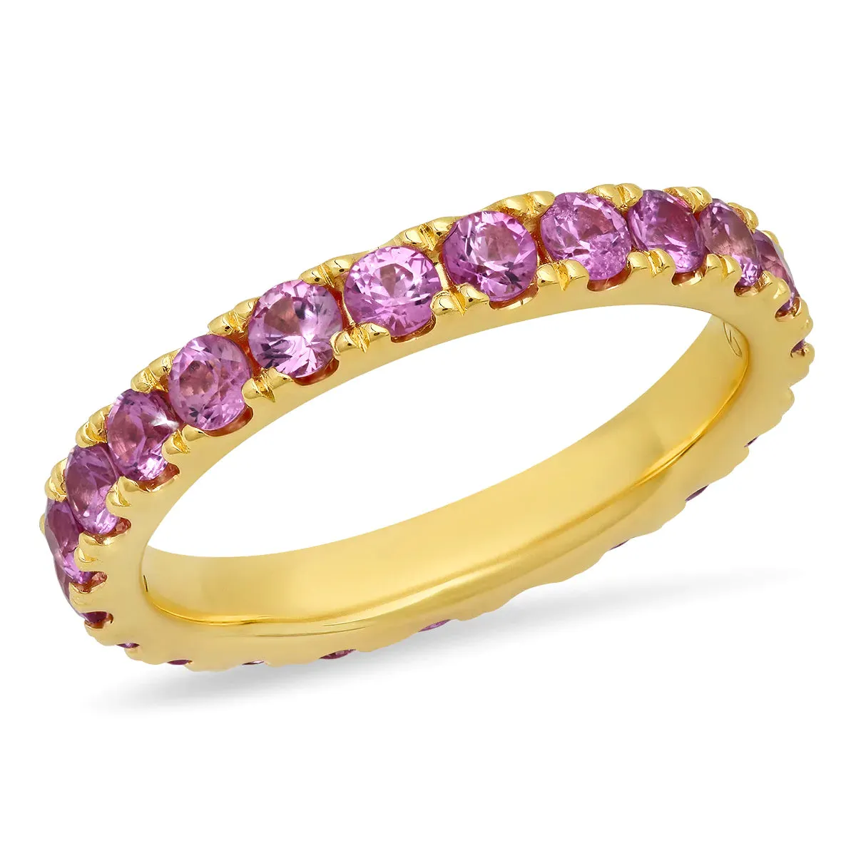 Large Diamond or Gemstone Eternity Band Ring