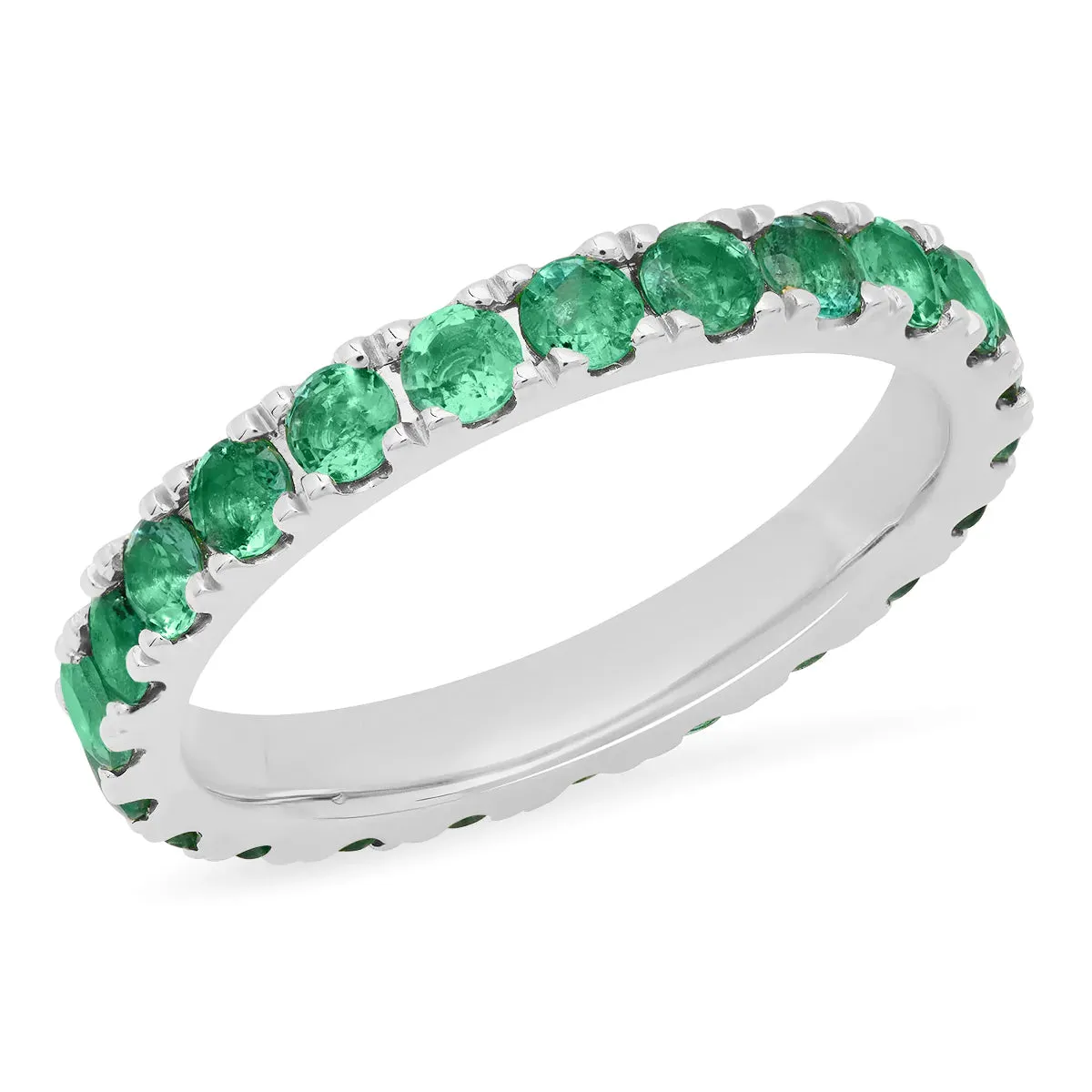 Large Diamond or Gemstone Eternity Band Ring