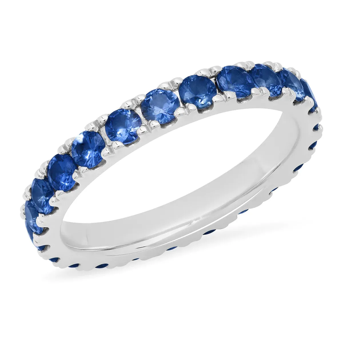 Large Diamond or Gemstone Eternity Band Ring