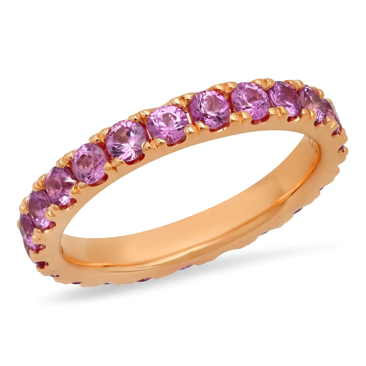 Large Diamond or Gemstone Eternity Band Ring