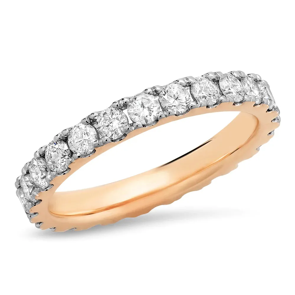 Large Diamond or Gemstone Eternity Band Ring