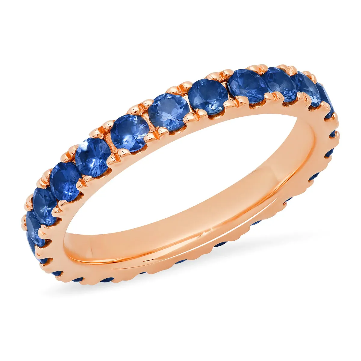 Large Diamond or Gemstone Eternity Band Ring