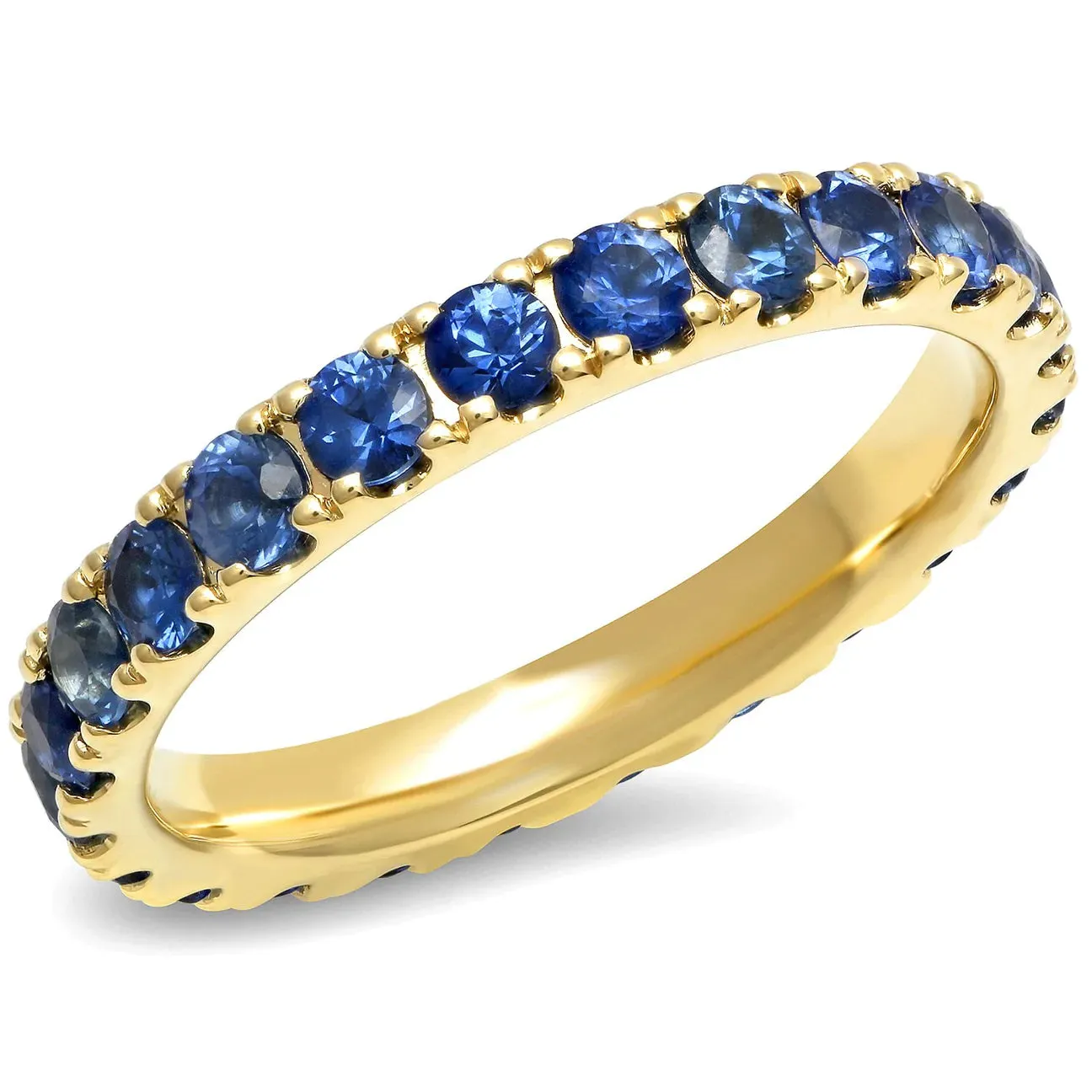 Large Diamond or Gemstone Eternity Band Ring