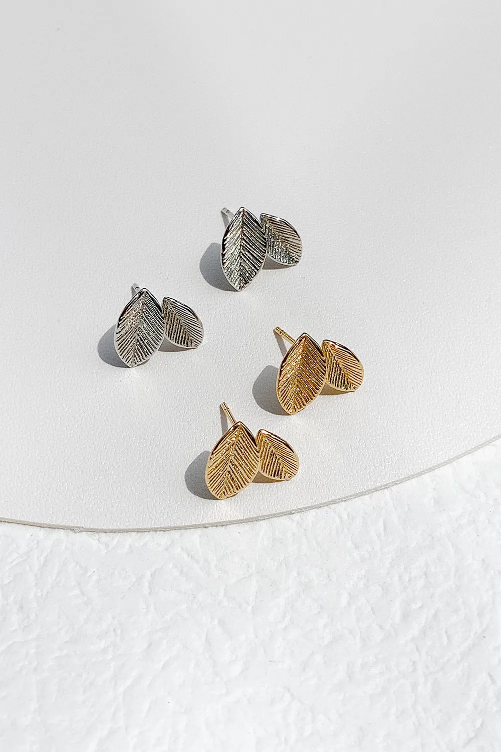 Leaf Ear Studs