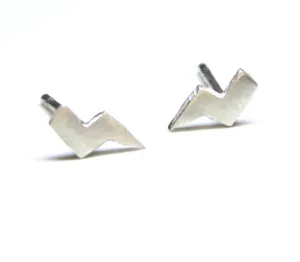 Lightening Bolt Stud Earrings