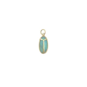 Lightning Ridge Opal Lucky Scarab Charm