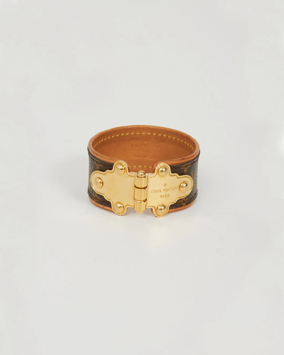 Louis Vuitton Monogram Save It Hinge Bracelet
