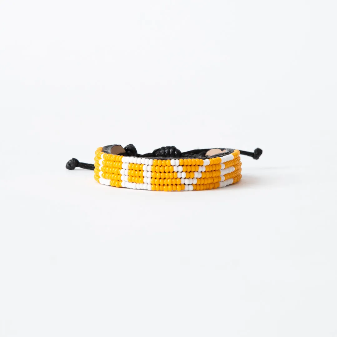 LOVE Bracelet - Orange/White