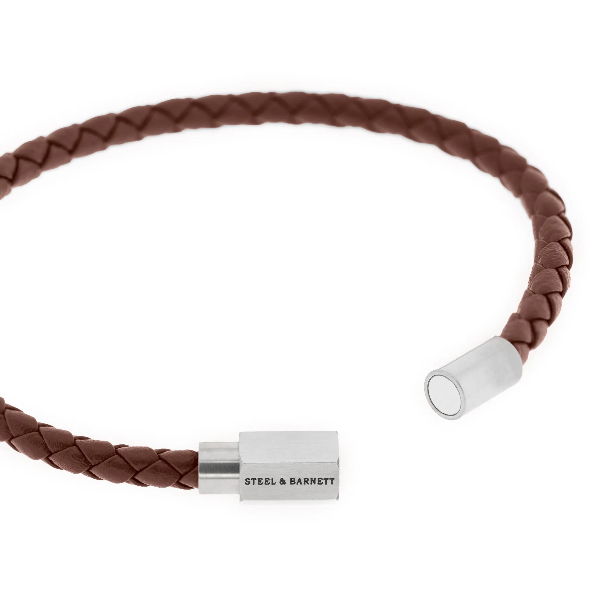 Luke Landon Nappa Leather Bracelet Peanut