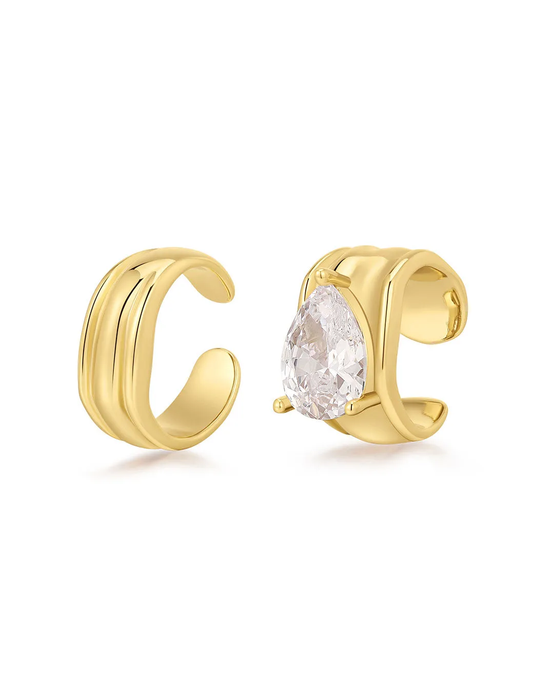 Luxe Stone Ear Cuff Set