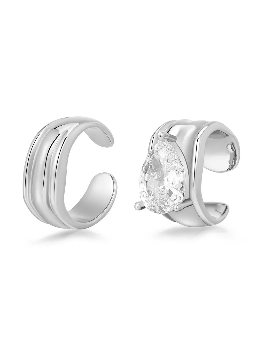 Luxe Stone Ear Cuff Set