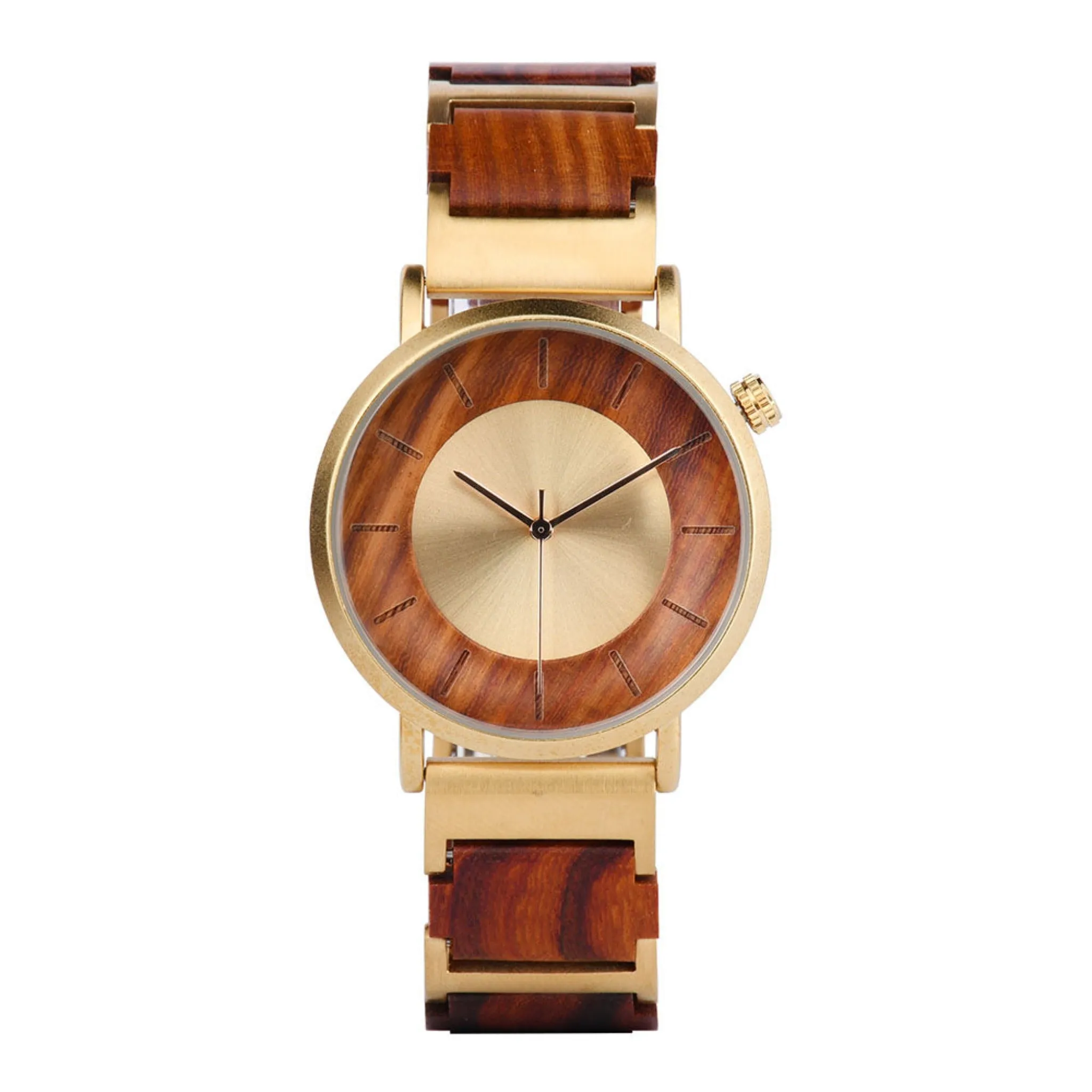 LUXEVER - Couple Watches Wood Watch