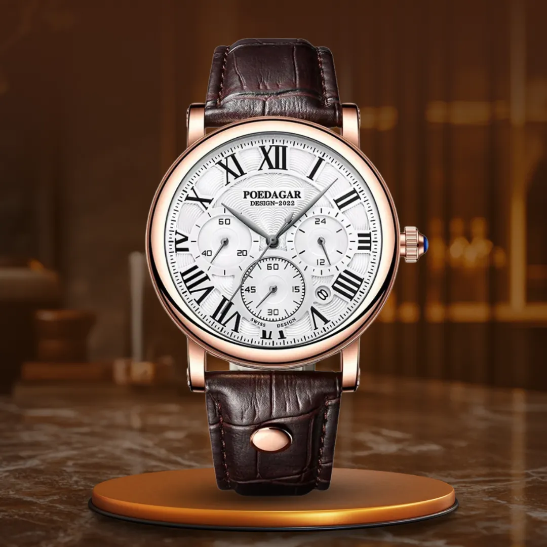 LUXURIOUS CASUAL FASHION CHRONOGRAPH WATCH | Stylish and versatile