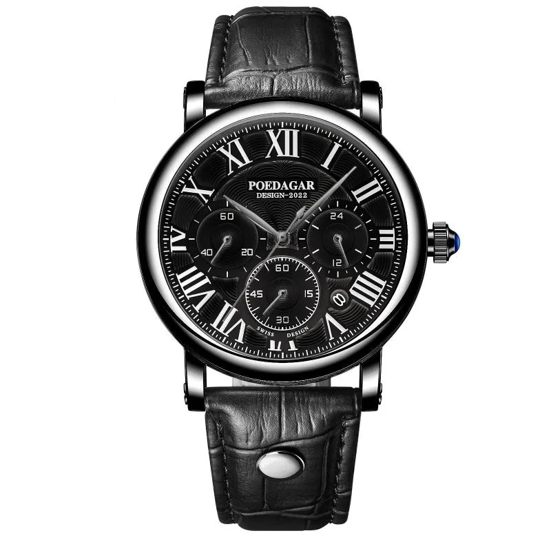 LUXURIOUS CASUAL FASHION CHRONOGRAPH WATCH | Stylish and versatile
