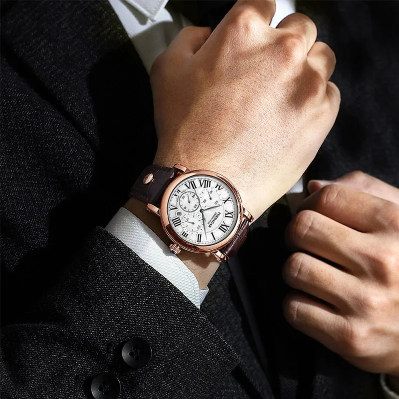 LUXURIOUS CASUAL FASHION CHRONOGRAPH WATCH | Stylish and versatile