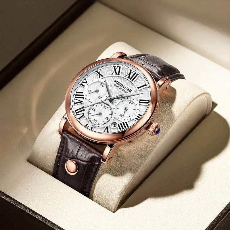 LUXURIOUS CASUAL FASHION CHRONOGRAPH WATCH | Stylish and versatile