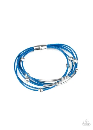 Magnetically Modern Blue Paparazzi Bracelet