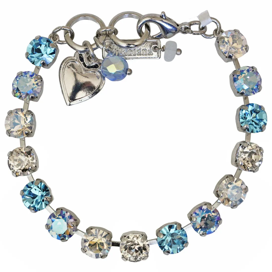 Mariana "Italian Ice" Rhodium Plated Must-Have Everyday Crystal Tennis Bracelet, 4252 141ro