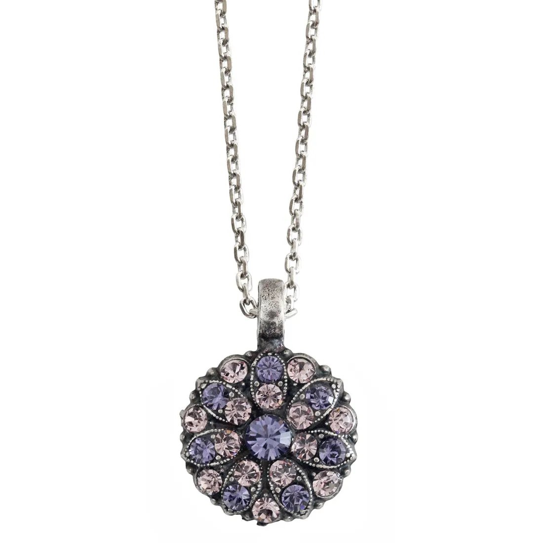 Mariana "Purple Lavender" Guardian Angel Pendant Crystal Necklace, 5212 539212