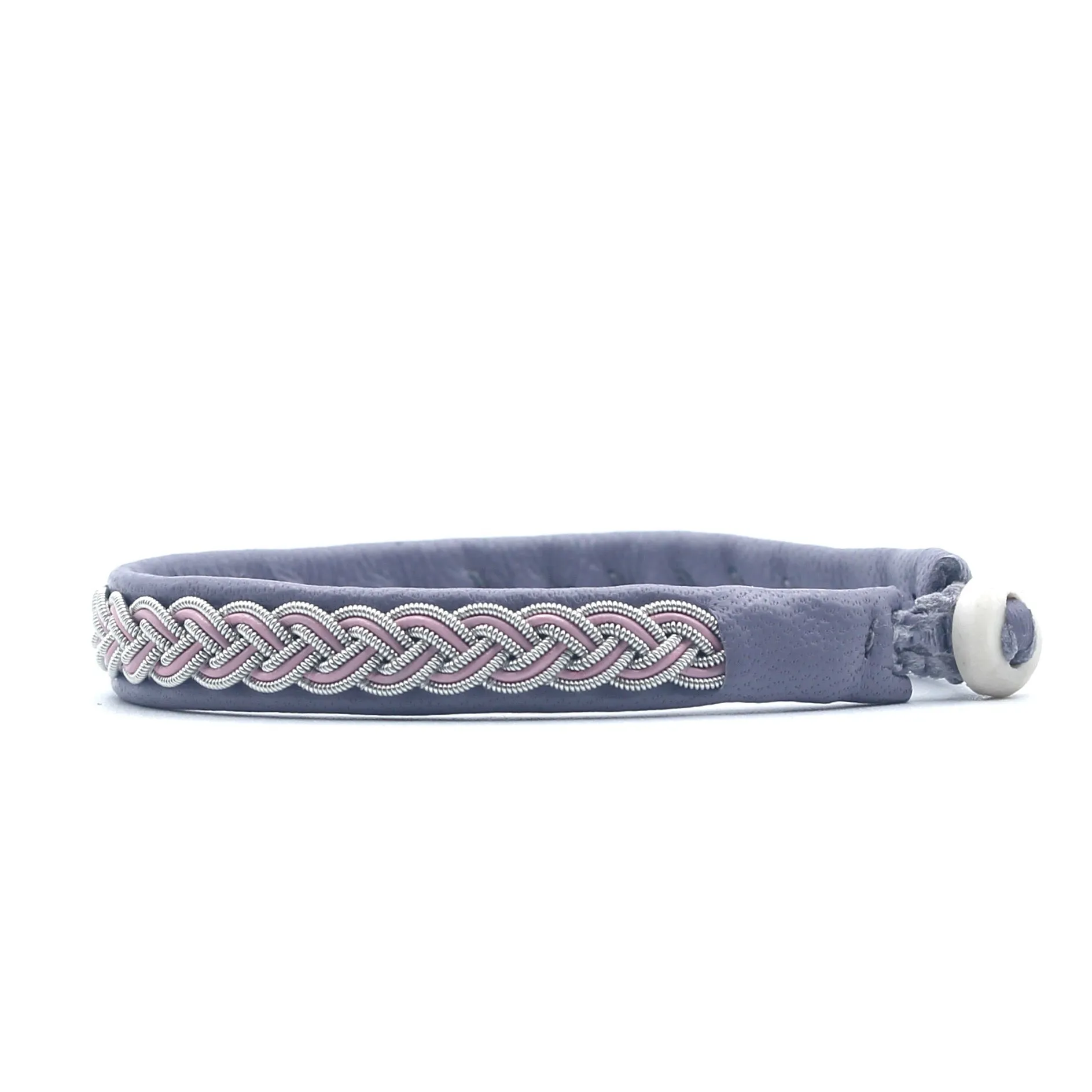 Marin Pink braid on Natural