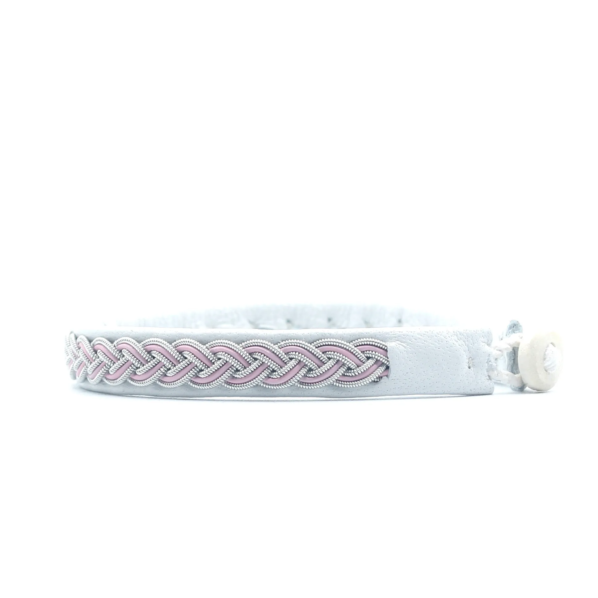 Marin Pink braid on Natural