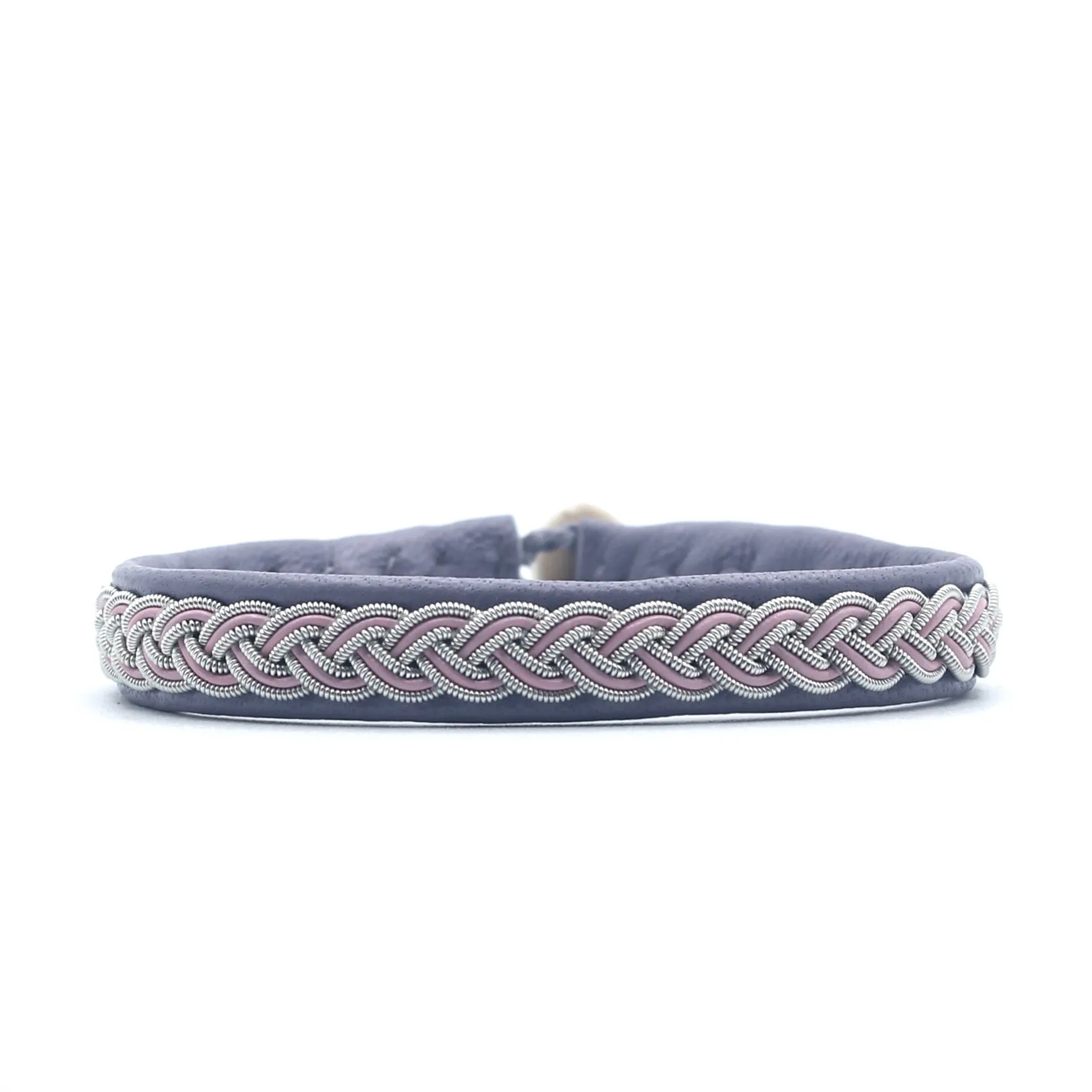 Marin Pink braid on Natural