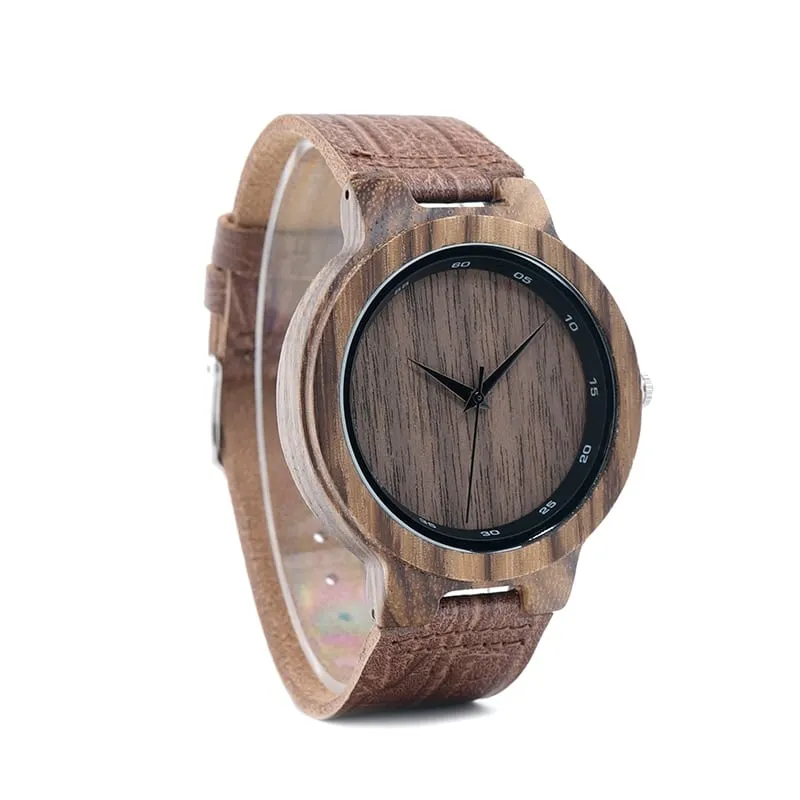 Men's Brown Leather Watch