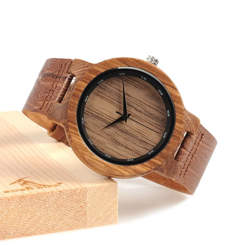 Men's Brown Leather Watch