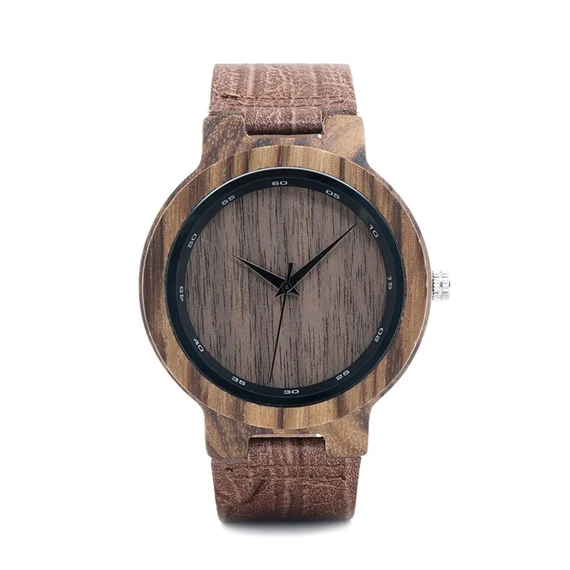 Men's Brown Leather Watch