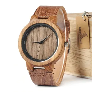 Men's Brown Leather Watch