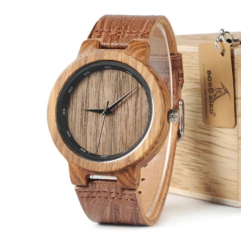 Men's Brown Leather Watch