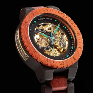 Men's Mechanical Wooden Watches