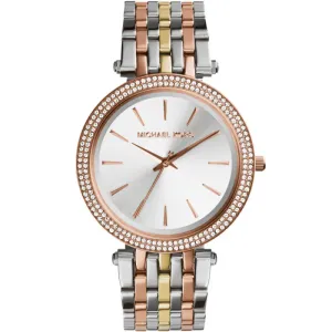 Michael Kors Darci Crystal Two Tone Watch MK3203