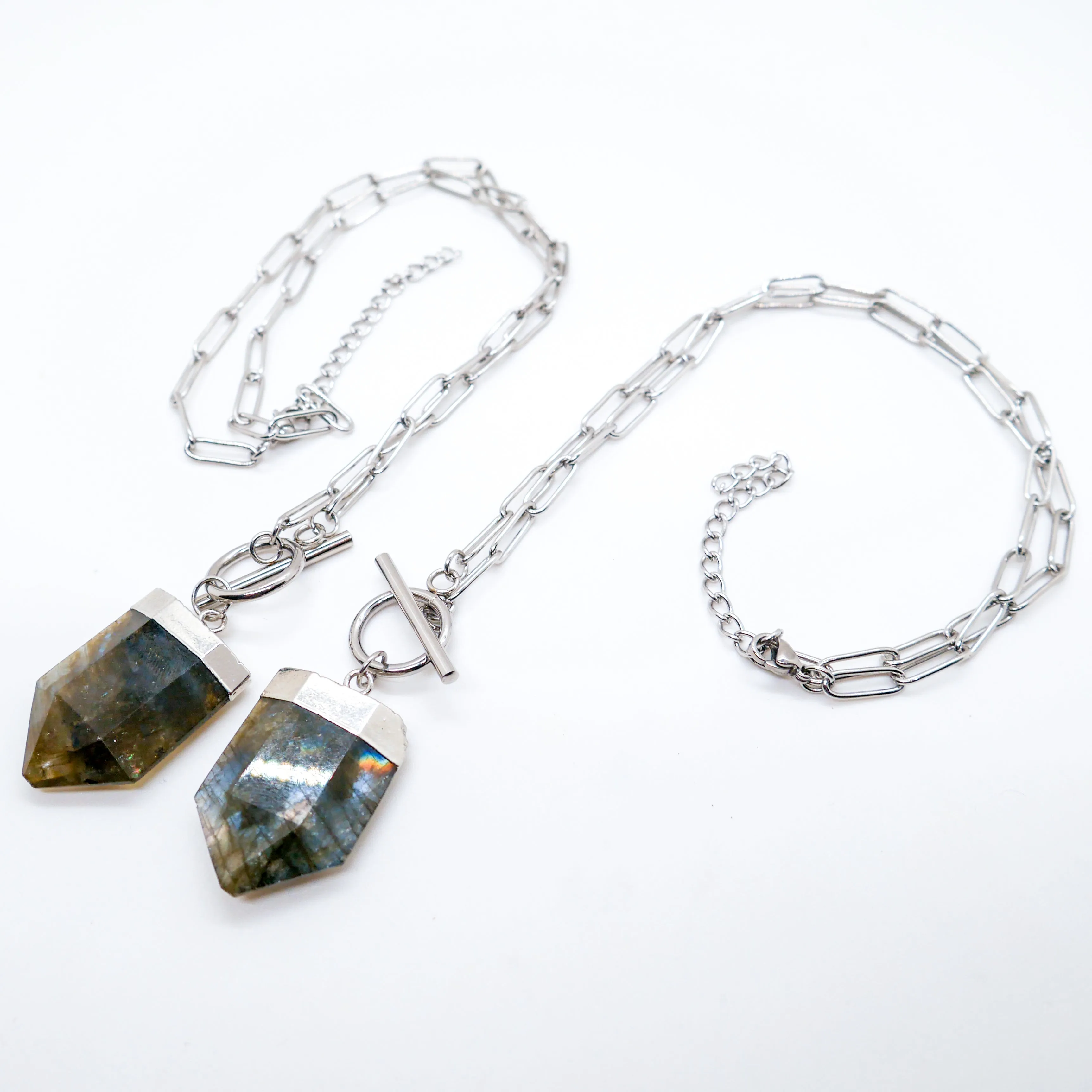 MISFITS Labradorite Toggle Necklaces