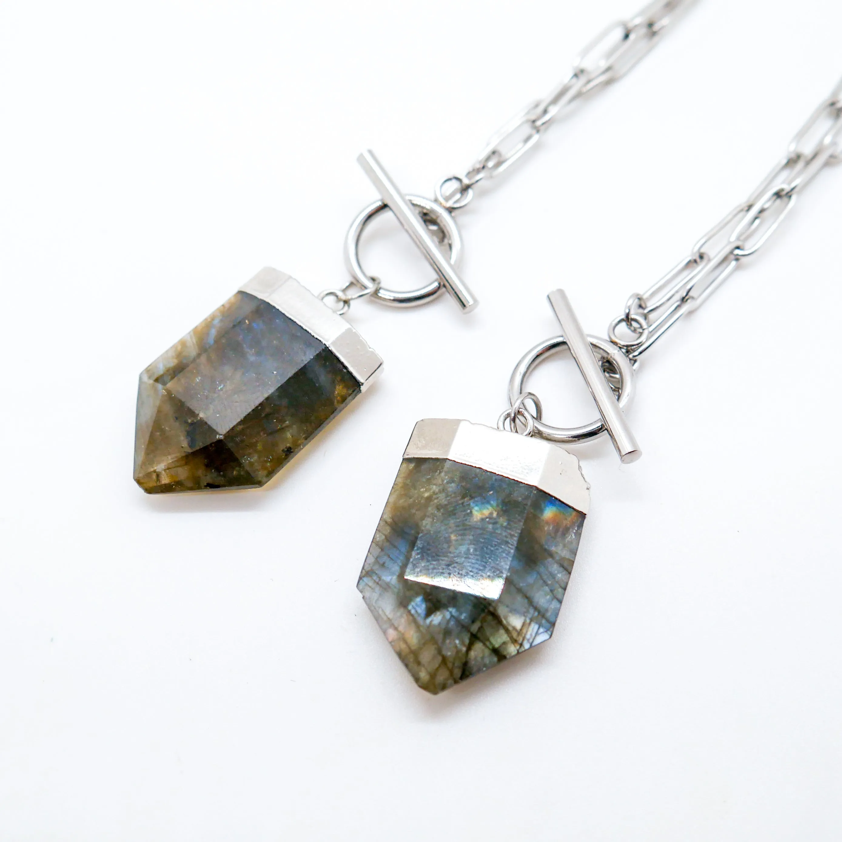 MISFITS Labradorite Toggle Necklaces
