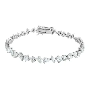 Miss Diamond Shapes Tennis Bracelet