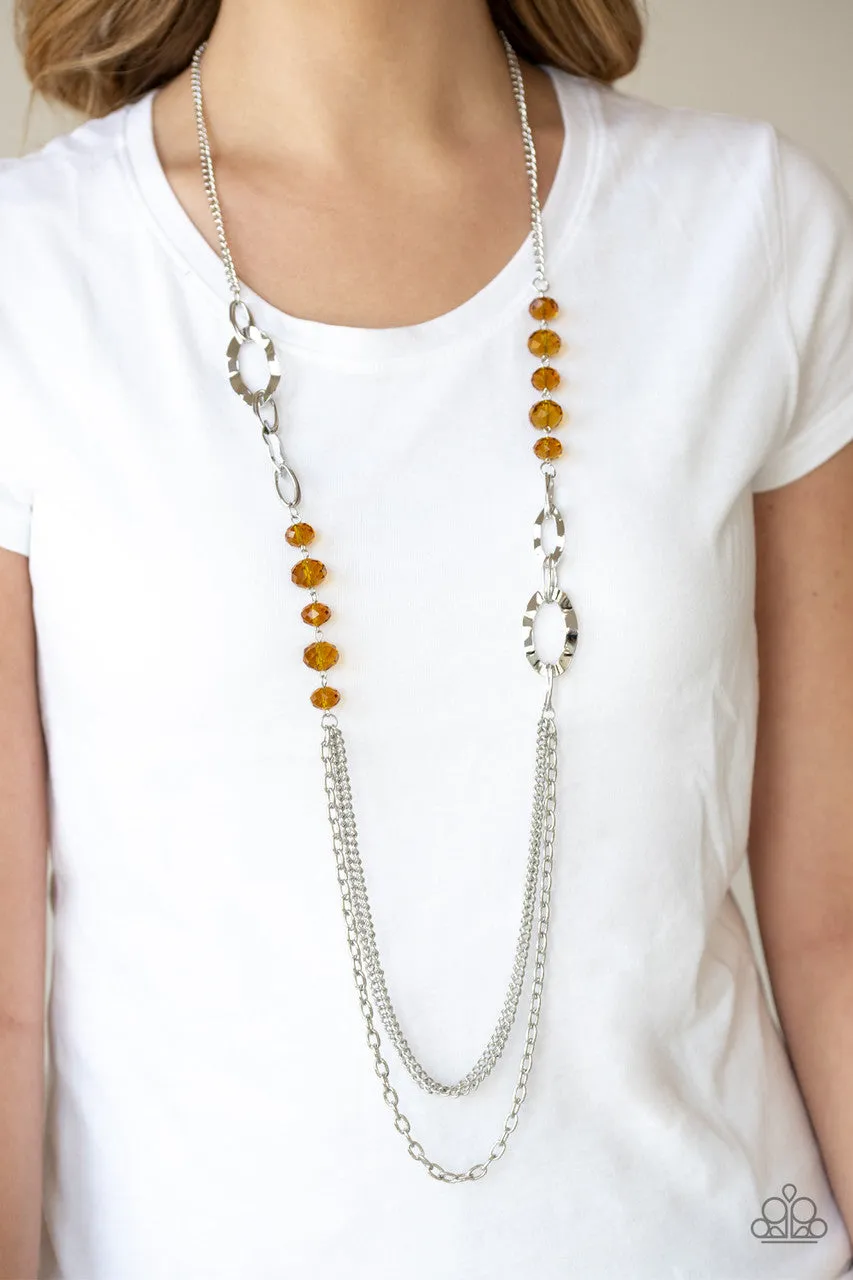Modern Girl Glam Brown Paparazzi Necklace