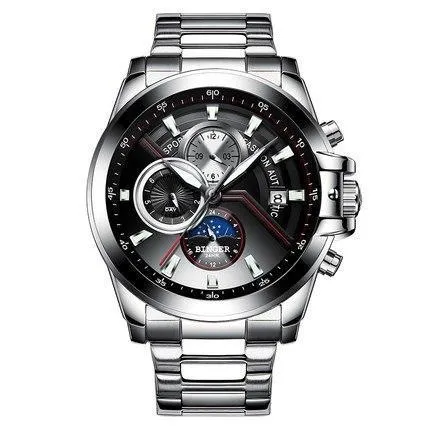 Montre automatique suisse BINGER pour hommes
