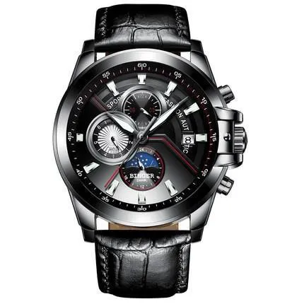Montre automatique suisse BINGER pour hommes