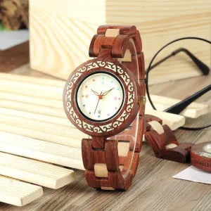 Montre DOREE en bois pour femmes
