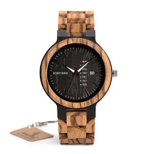 Montre en bois Boisée