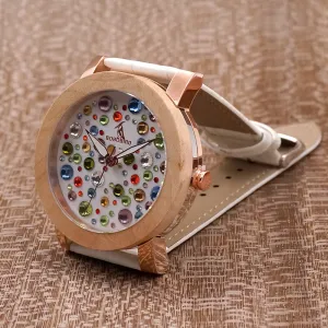 Montre en bois PEARL pour femmes