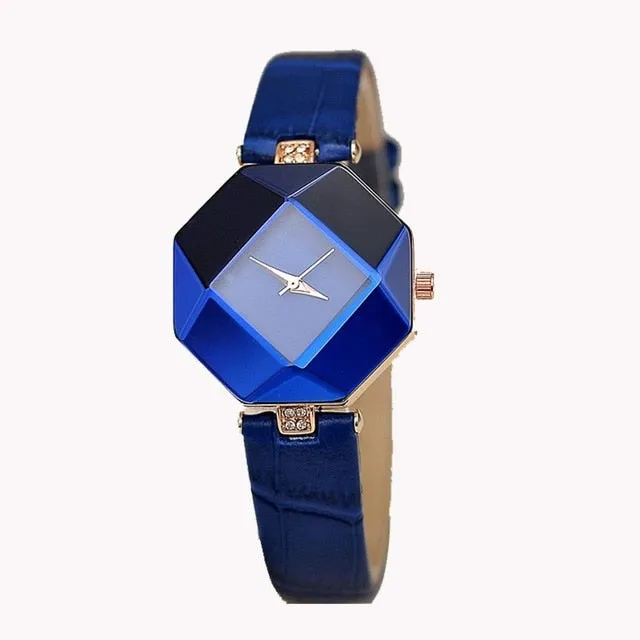 Montre forme angulaire