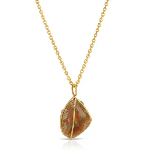 Moonlight - One of a Kind Raw Black Opal Necklace