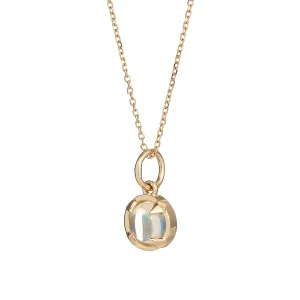 Moonstone & Opal Pendant