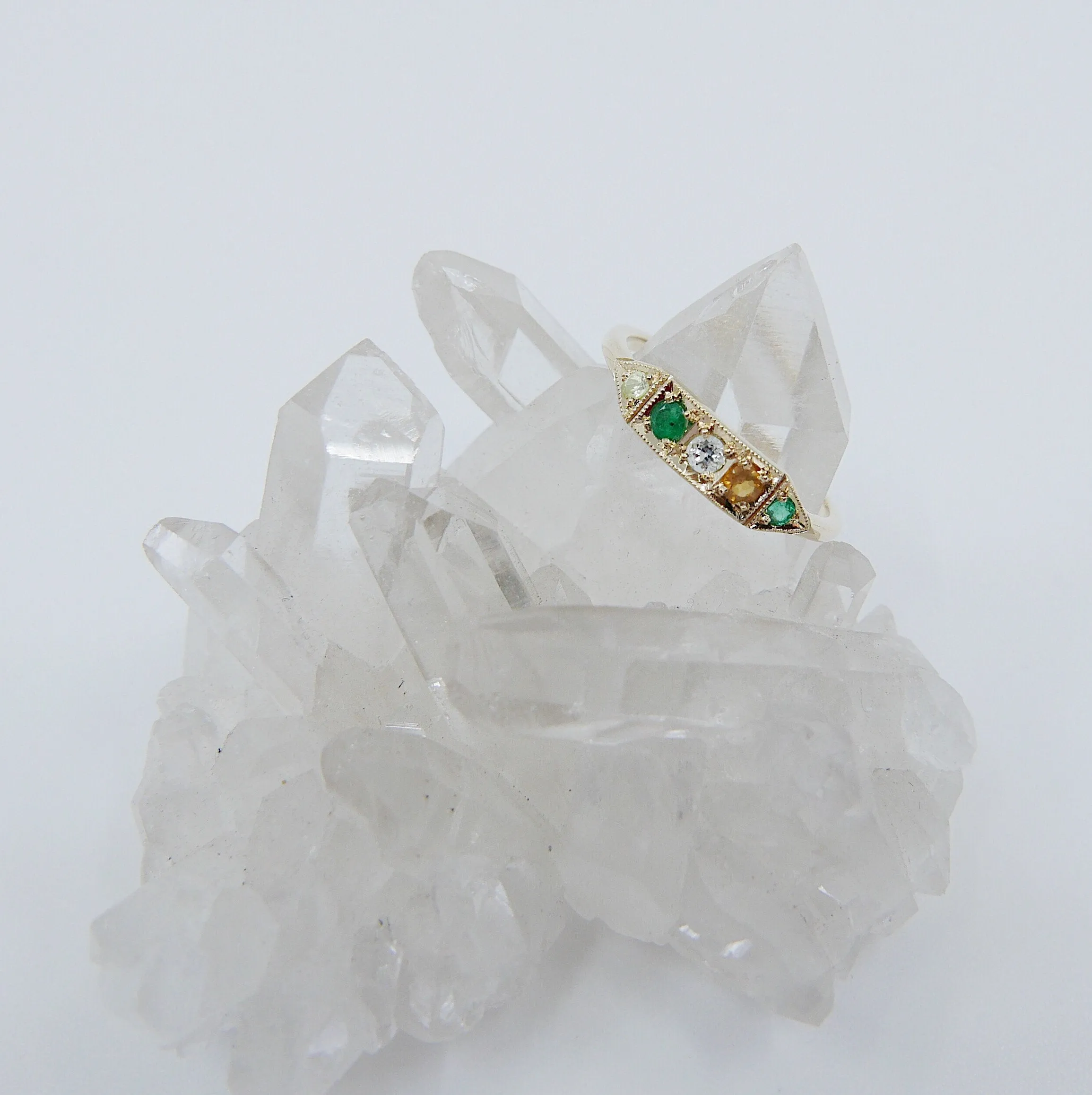 Ms. Goodbar PEACE Acrostic Ring