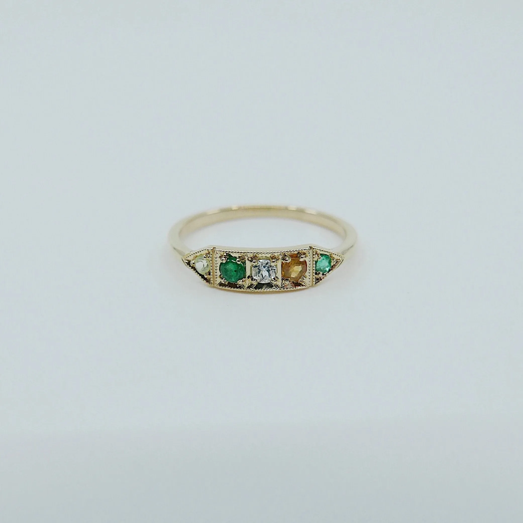 Ms. Goodbar PEACE Acrostic Ring