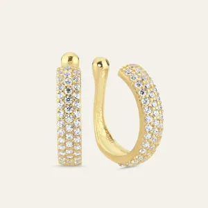 Multi Pave Wide Cuff