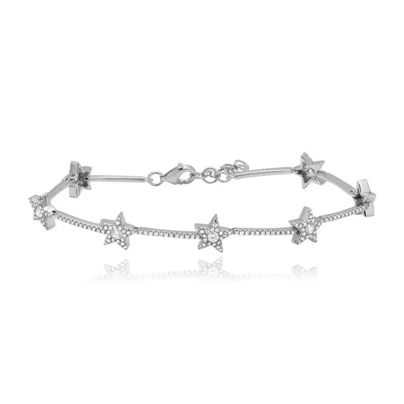 Multi Star Tennis Bracelet